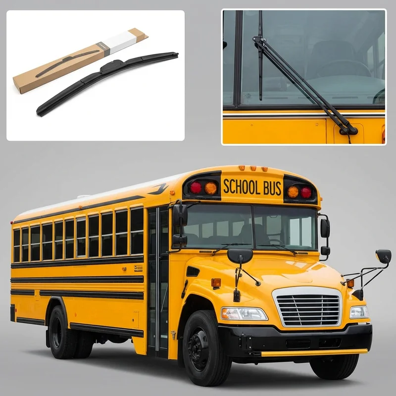 Driver Side Wiper Blade for Blue Bird Vision School Bus (2008 - 2020) - 1